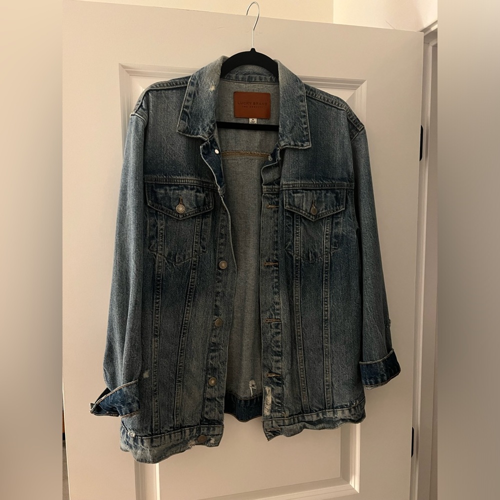 Lucky Brand Oversized Women’s Denim Jean Jacket
